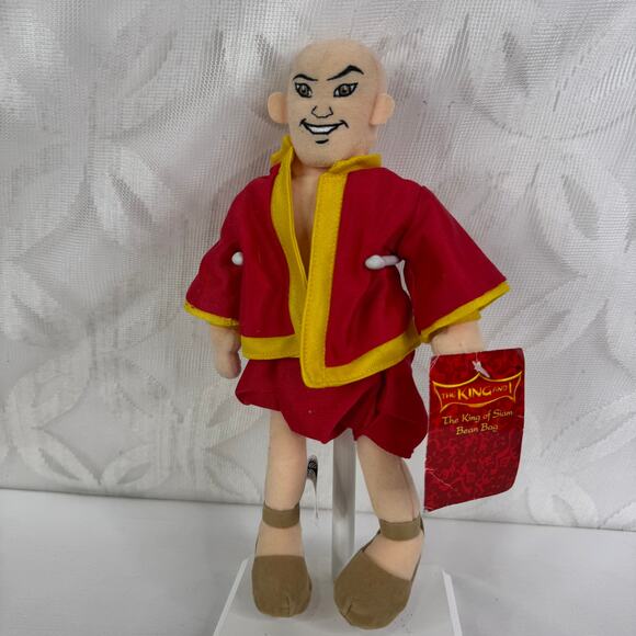 5 for $25| Warner Bros Bean Bag Plush The King and I King of Siam 10" (1998) NWT - Picture 9 of 11